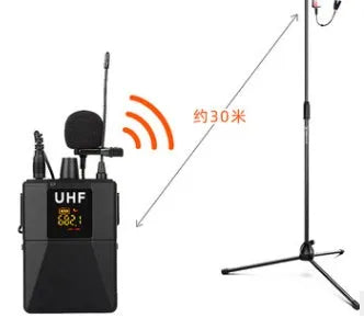 Black Little Bee X3 wireless lavalier microphone with clothing clip and Type-C charging port.