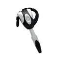 Single ear business Bluetooth headset in hanging ear design, shown in available colours.