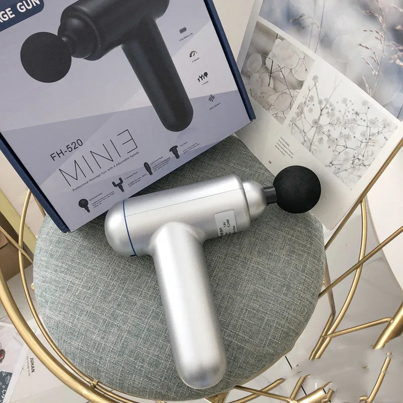 Black God fascia gun muscle massager with USB charging port
