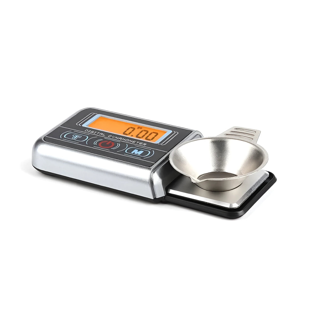 Precision electronic gram scale with digital display, 100g capacity, for weighing jewellery and grains.