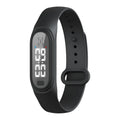 Ultrasonic electronic watch mosquito repellent bracelet in black, white, blue, and pink colour options