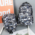 Oxford fabric backpack with breathable shoulder straps and side pockets in multiple colour options