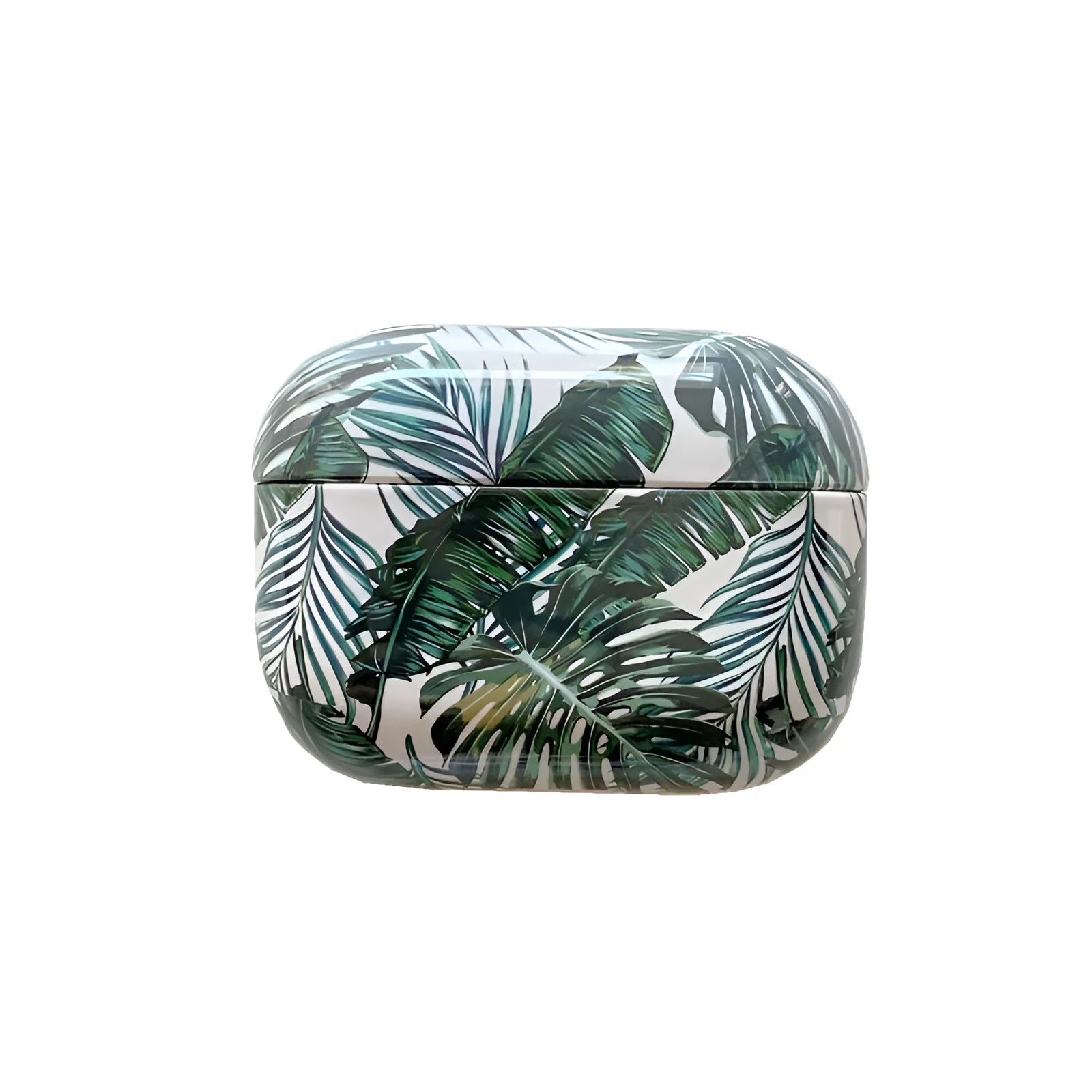 Blue and green banana leaf design soft TPU protective case for Apple AirPods and AirPods Pro