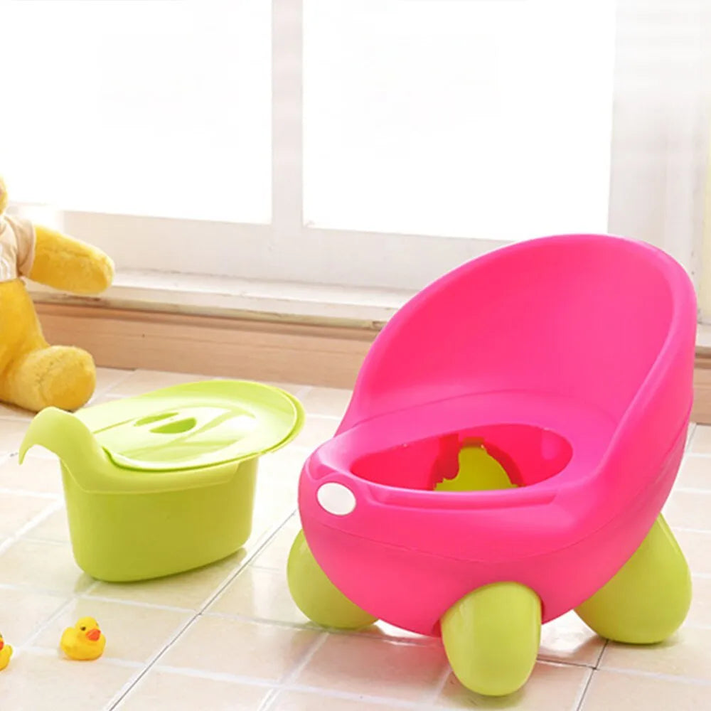 Dandan children's cartoon training toilet, a blue PP plastic baby potty stool.
