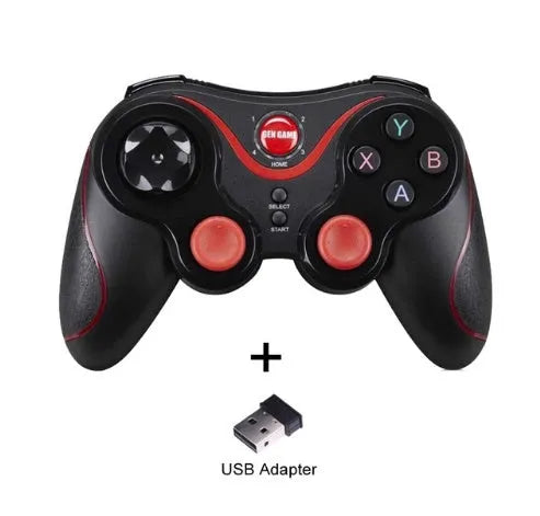 Upgraded X3 Bluetooth wireless game controller for Android phones with cellphone clip attachment