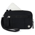 Waterproof quilted transparent deck handbag in seven colour options with nylon construction