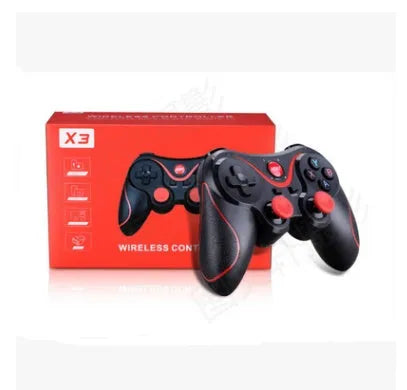 Upgraded X3 Bluetooth wireless game controller for Android phones with cellphone clip attachment