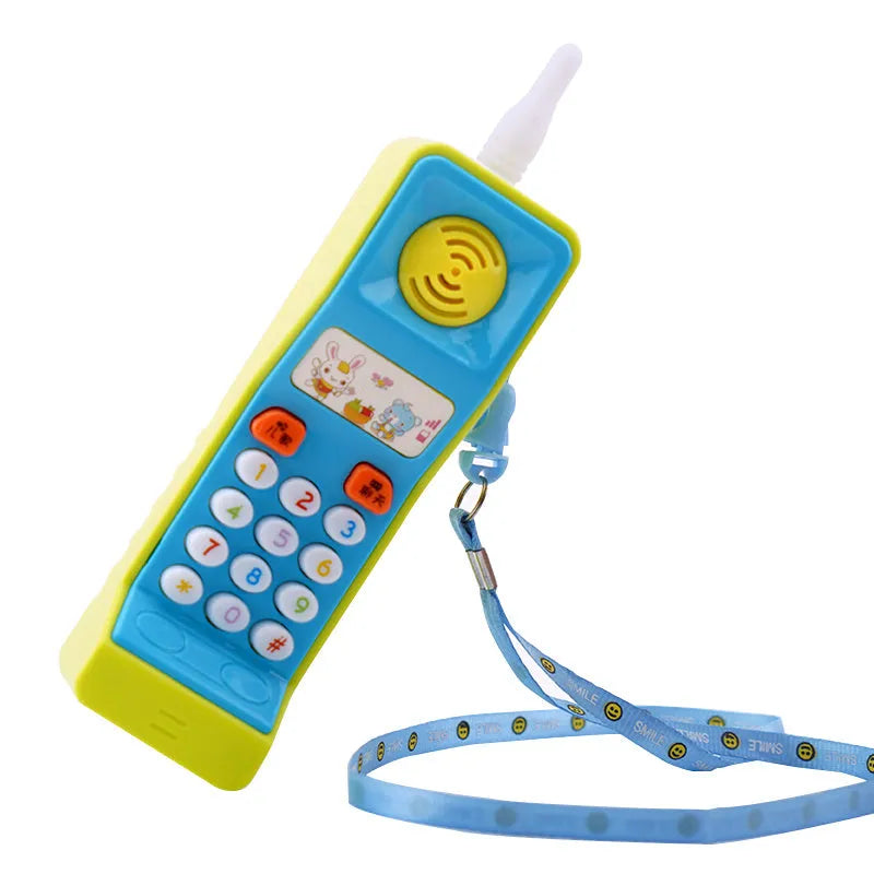 Children's battery-operated cartoon animal toy with colourful lights and sound buttons for age 3+.