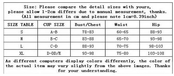 Womail women's push-up padded bra bikini set in white, showing top and bottom on model