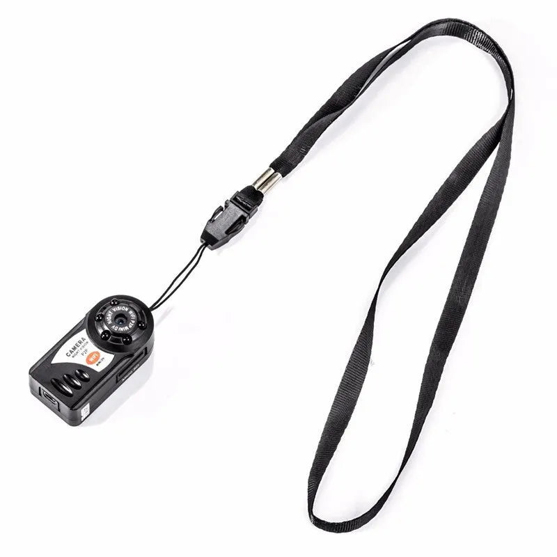 Black wireless security camera with 1.5-inch LCD screen and 16x optical zoom lens