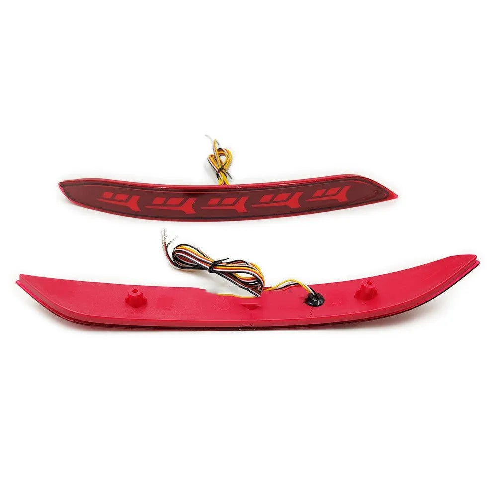 Volkswagen Sagitar rear LED bumper light with scanning water flow animation effect