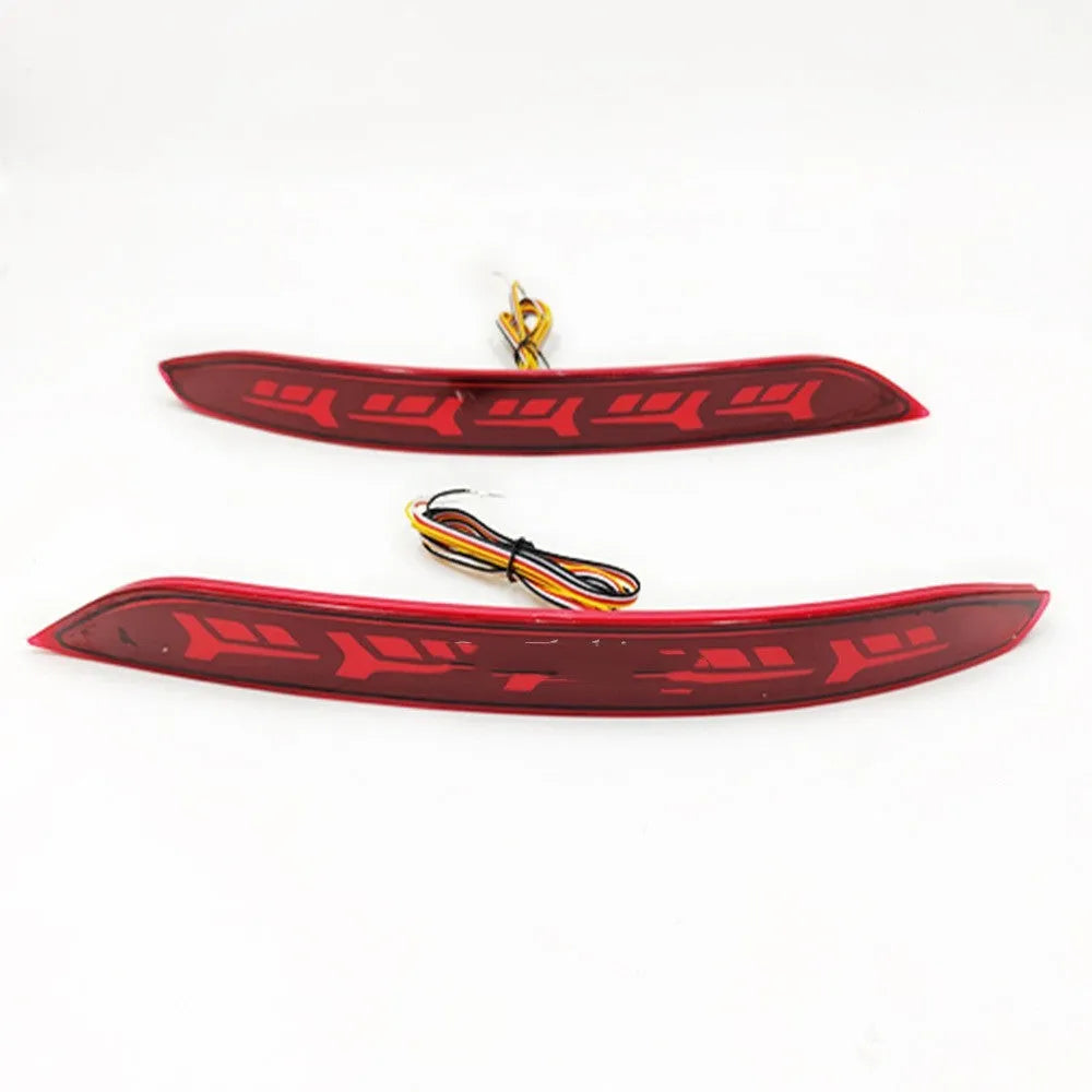 Volkswagen Sagitar rear LED bumper light with scanning water flow animation effect