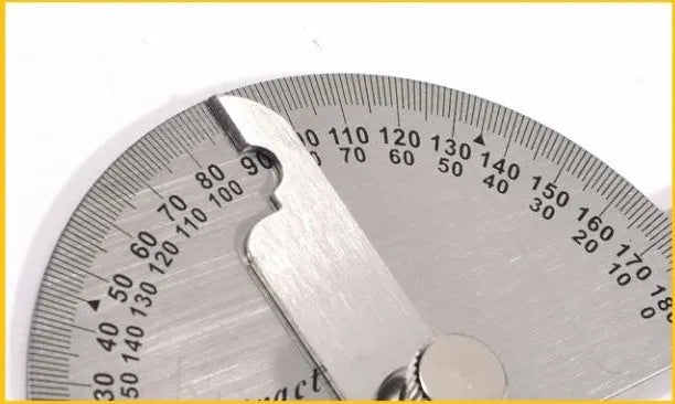 Adjustable protractor 180° measuring square 15cm hollow-large plastic geometry tool