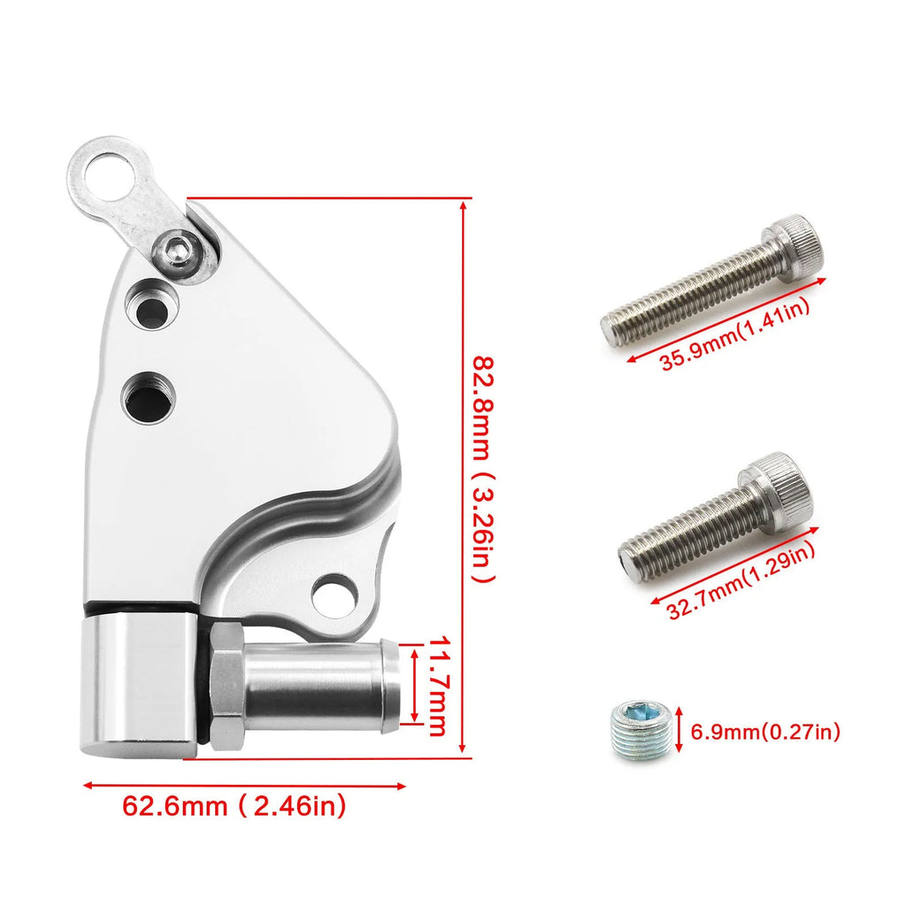 K Series aluminium alloy intake manifold coolant adapter for K20 K24 engines with installation hardware
