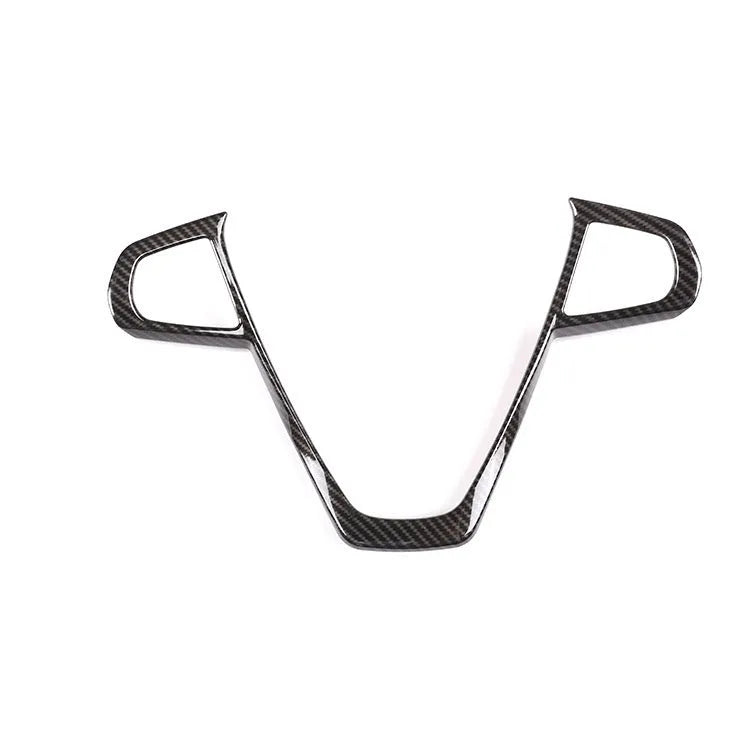 Carbon fibre pattern button frame decoration for BMW steering wheel