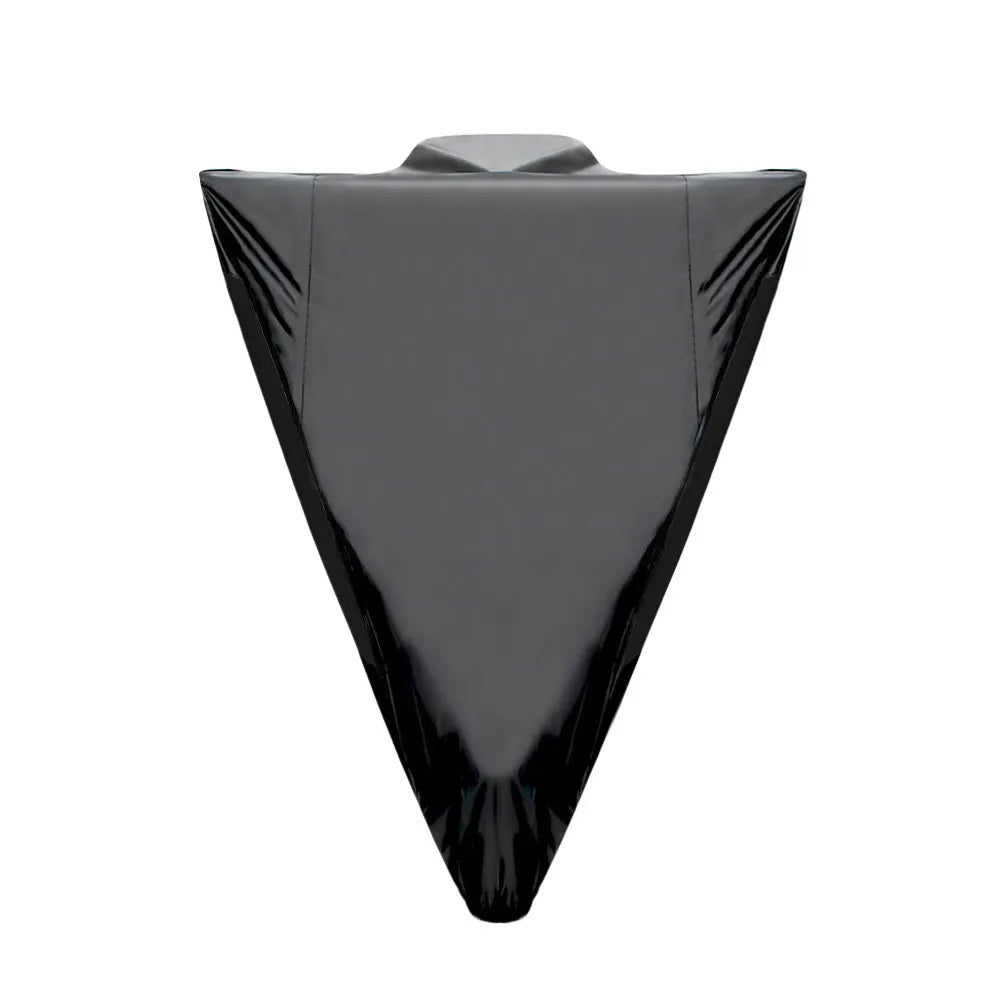 Motorcycle protective cover in polyester material with weather resistance properties