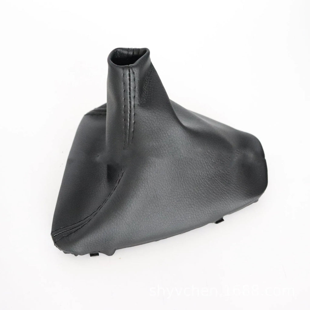 Black PU leather gear lever dust cover for BMW 3 Series E90 E91 E92 E93.