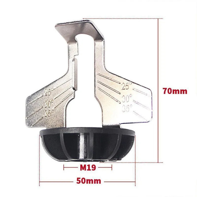 Silver electric chain grinding machine with 20mm length for band saw blade maintenance