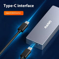 External M.2 SSD enclosure cartridge with aluminium alloy construction and Type-C connector