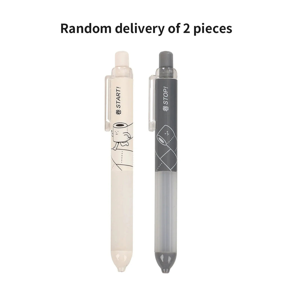 0.5mm automatic pencil with Cloud Grip and minimalist plastic design in black and white colour options
