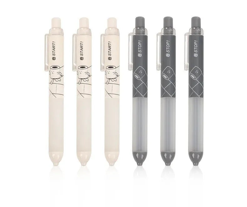 0.5mm automatic pencil with Cloud Grip and minimalist plastic design in black and white colour options