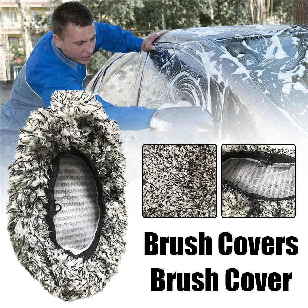Replacement cloth cover for car long handle brush flat mop, style options available