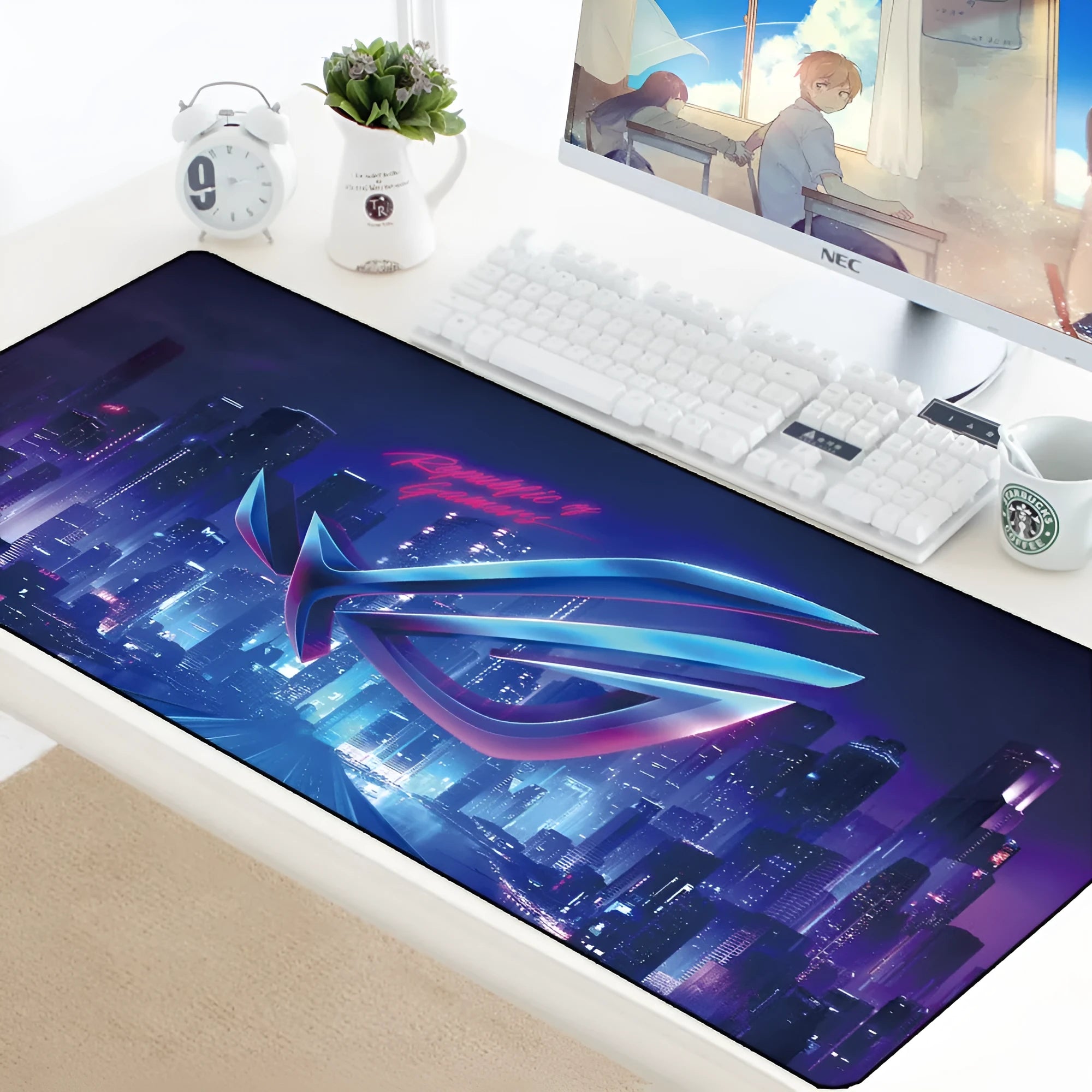 Country Edge keyboard pad natural rubber Jiaji cloth 800x300mm thin desk mat ROG style