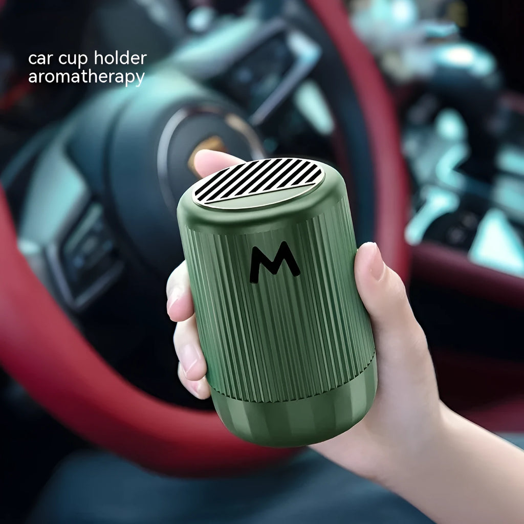 Solid car aromatherapy decoration cup measuring 10 by 6 centimetres.