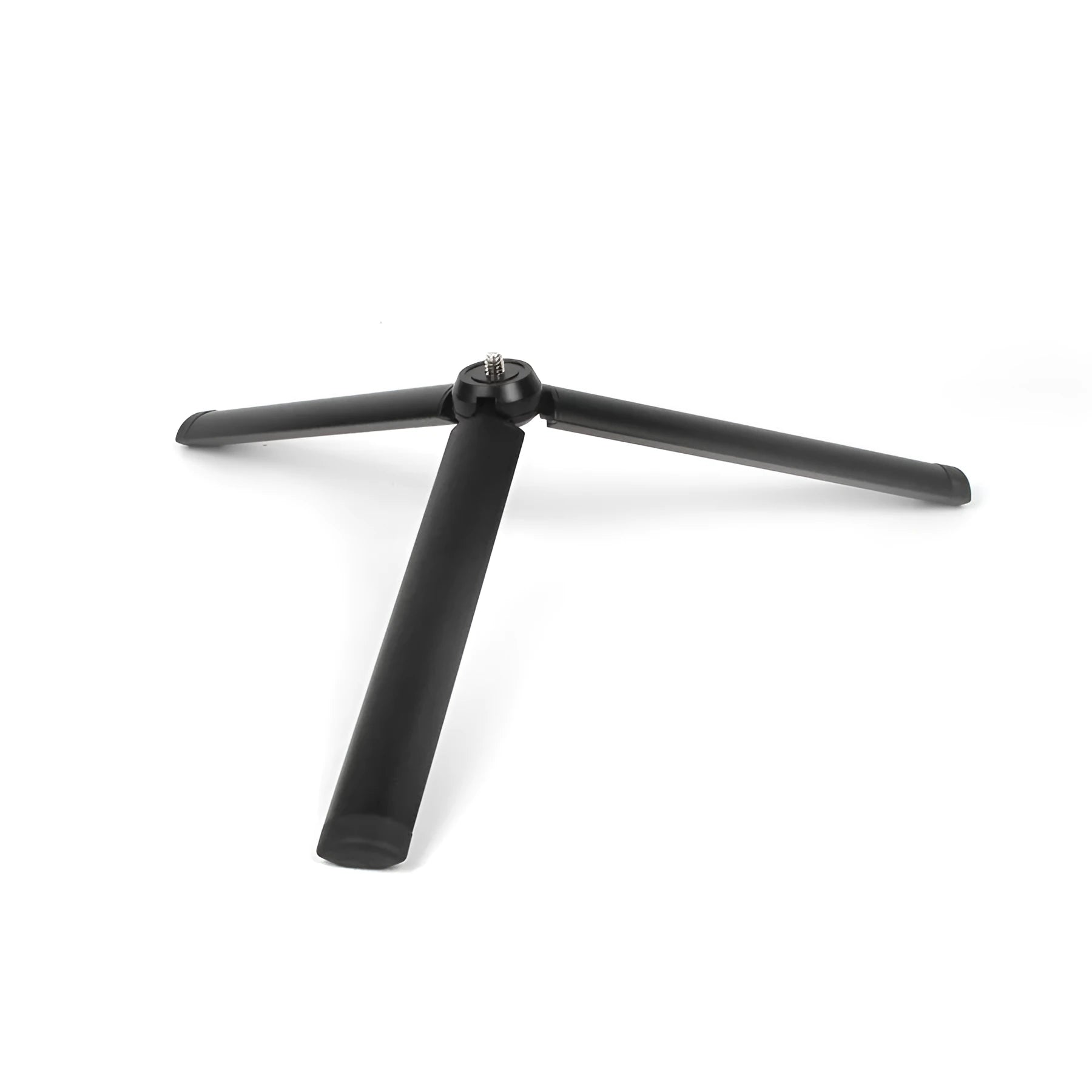 Black aluminium mobile phone tripod with PTZ stabiliser head for iPhone