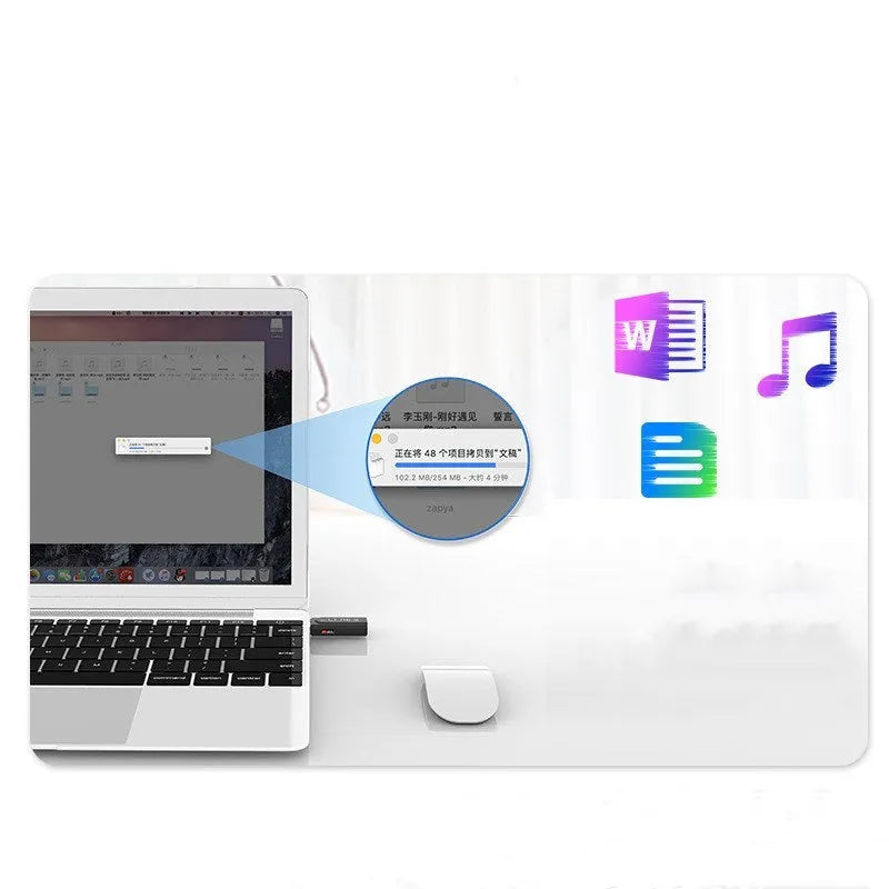 Black USB car FM Bluetooth receiver for MP3 playback and wireless streaming