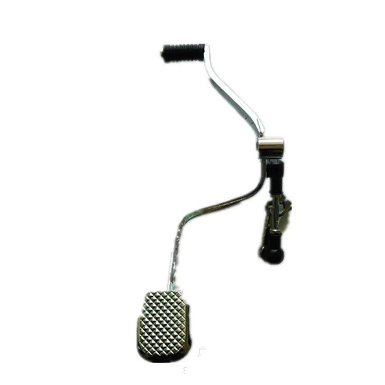 Suzuki GS125 motorcycle gear lever with coarse and fine teeth patterns on 300mm stainless steel shaft