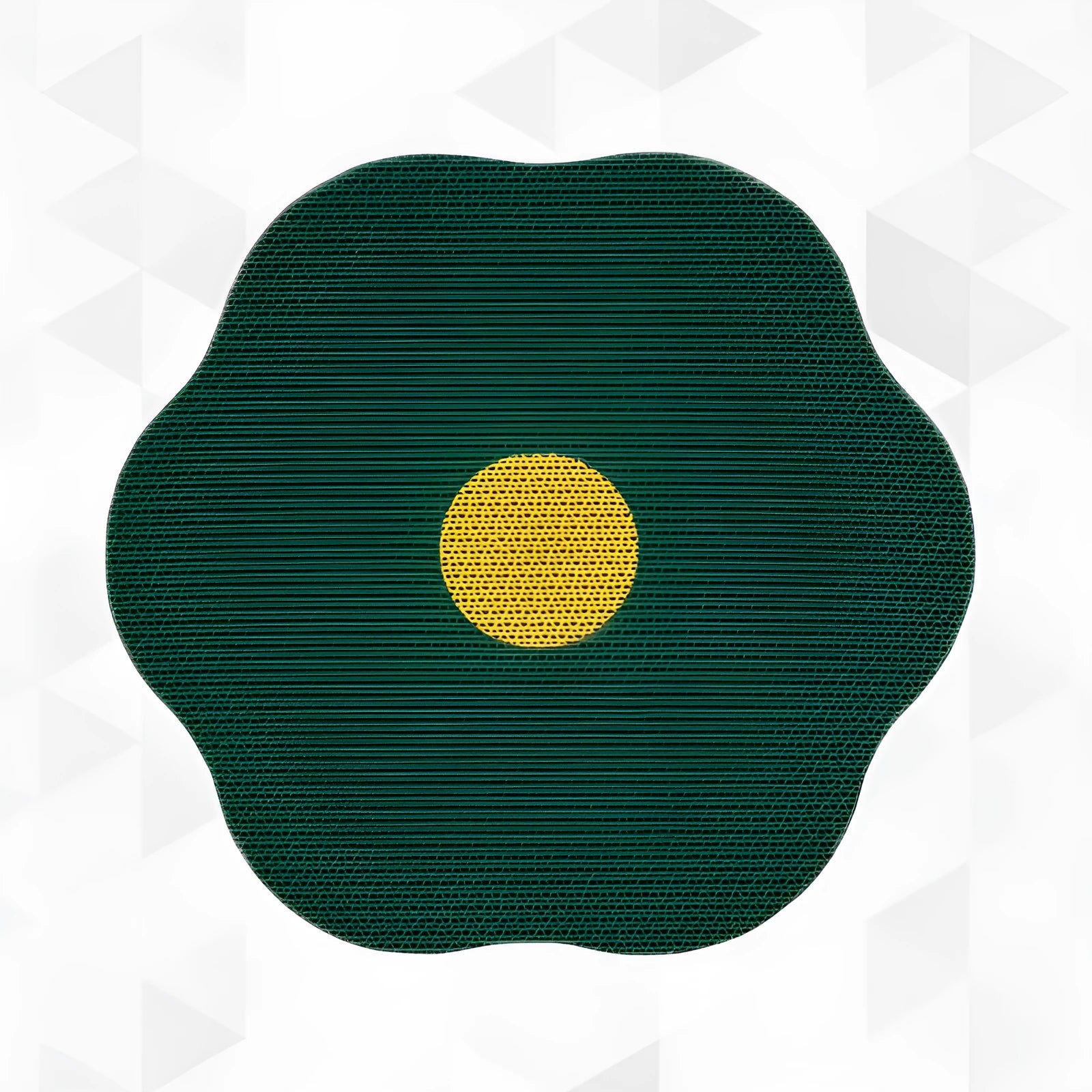 Wall mounted cat scratching board with corrugated surface in multiple colour options