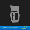Transparent TPU protective film set for BMW 3 Series centre console and gear shift area, 2014-2020 models