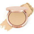 PHOFAY Matte Setting Pressed Powder compact 8g in hand with powder-puff for T-zone mattifying