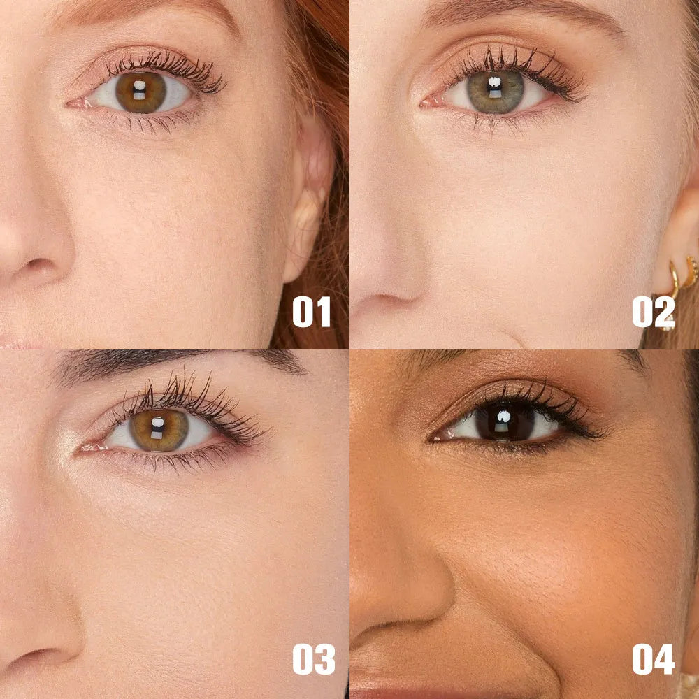 PHOFAY Matte Setting Pressed Powder compact 8g in hand with powder-puff for T-zone mattifying