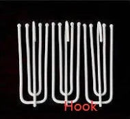 Blackout curtain panel showing hook, Korean hook and ring heading style options for light blocking window treatments