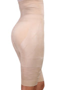 Women's black seamless high waist shapewear shorts for tummy control and body shaping
