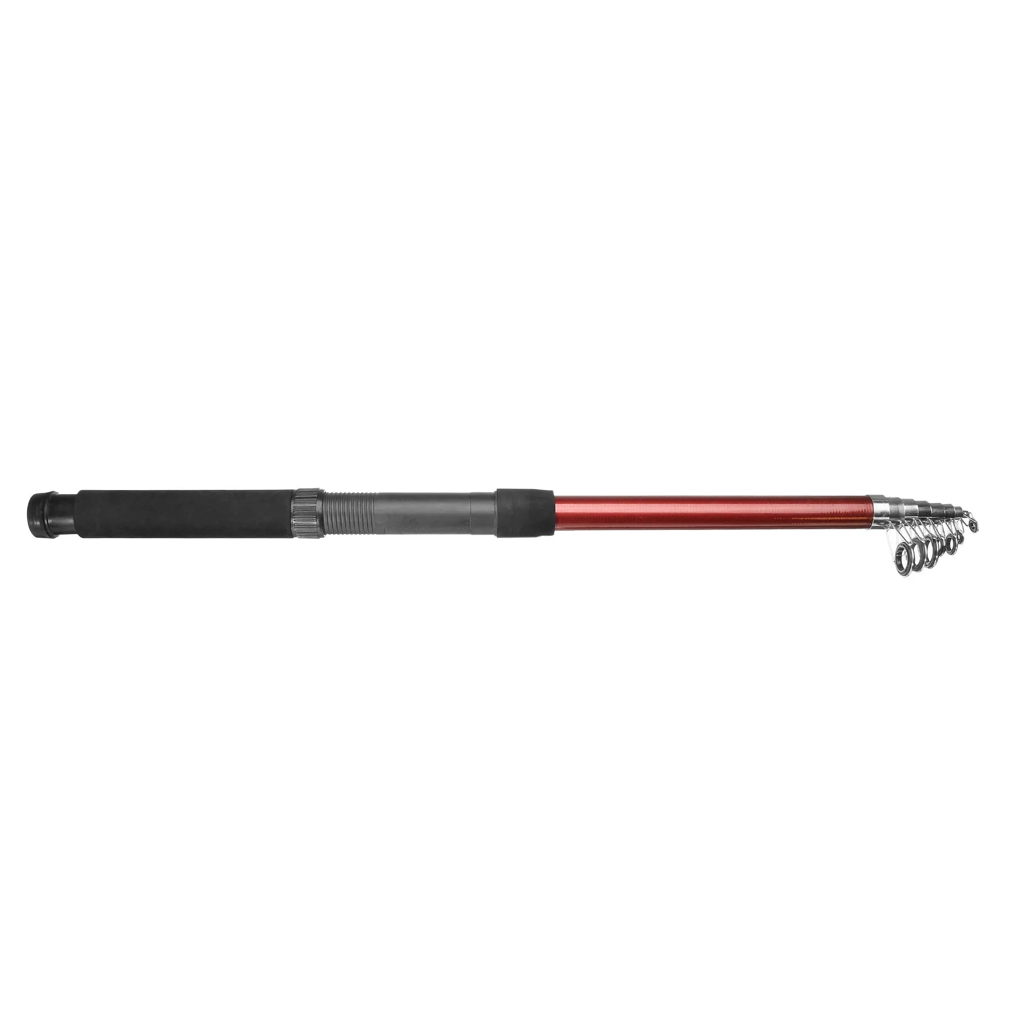 White LED fishing light panel on a tall telescopic pole with a wireless remote control