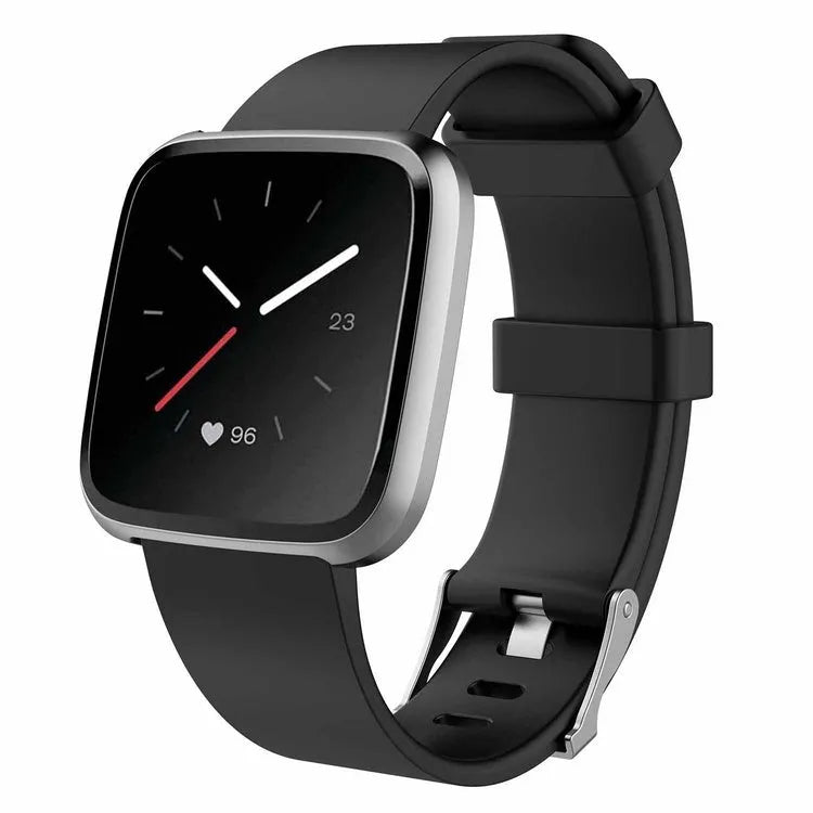 Fitbit Versa Lite replacement wrist strap in multiple colours showing large and small size options