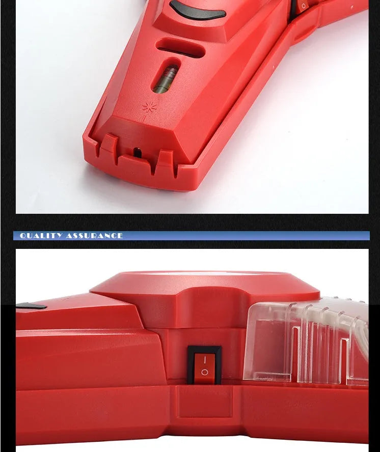 Portable red infrared laser level with three-line projection and punching positioning function