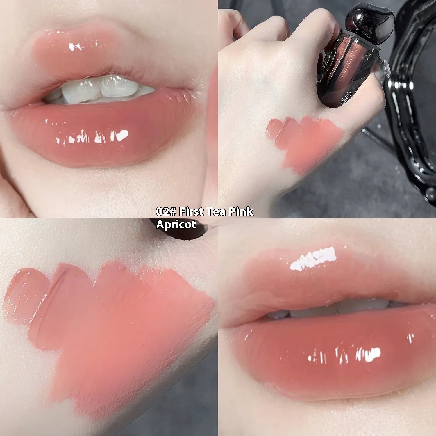 Glacier Lava Lip Lacquer water light mirror makeup lip gloss with seven colour options
