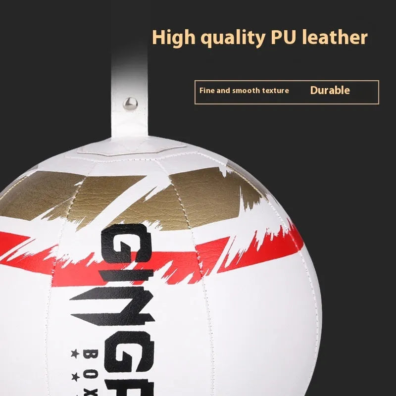 Hanging boxing speed ball for reaction training in black, green, or white colour options
