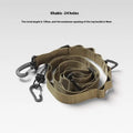 Black outdoor hanging rope clothesline storage belt stretched to 130cm length for drying garments