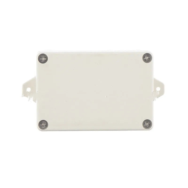 F4B-1 model black ABS plastic waterproof instrument box with dimensions 100mm by 68mm by 40mm.