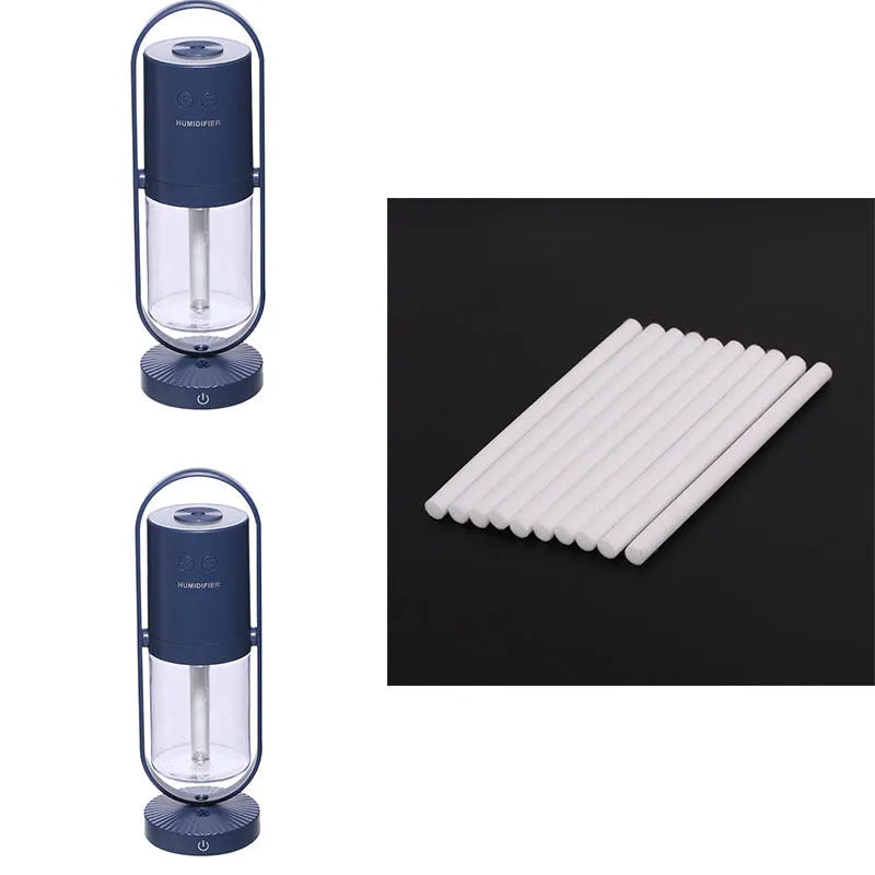 Anion humidifier 200mL white compact desk USB 70x66x213mm