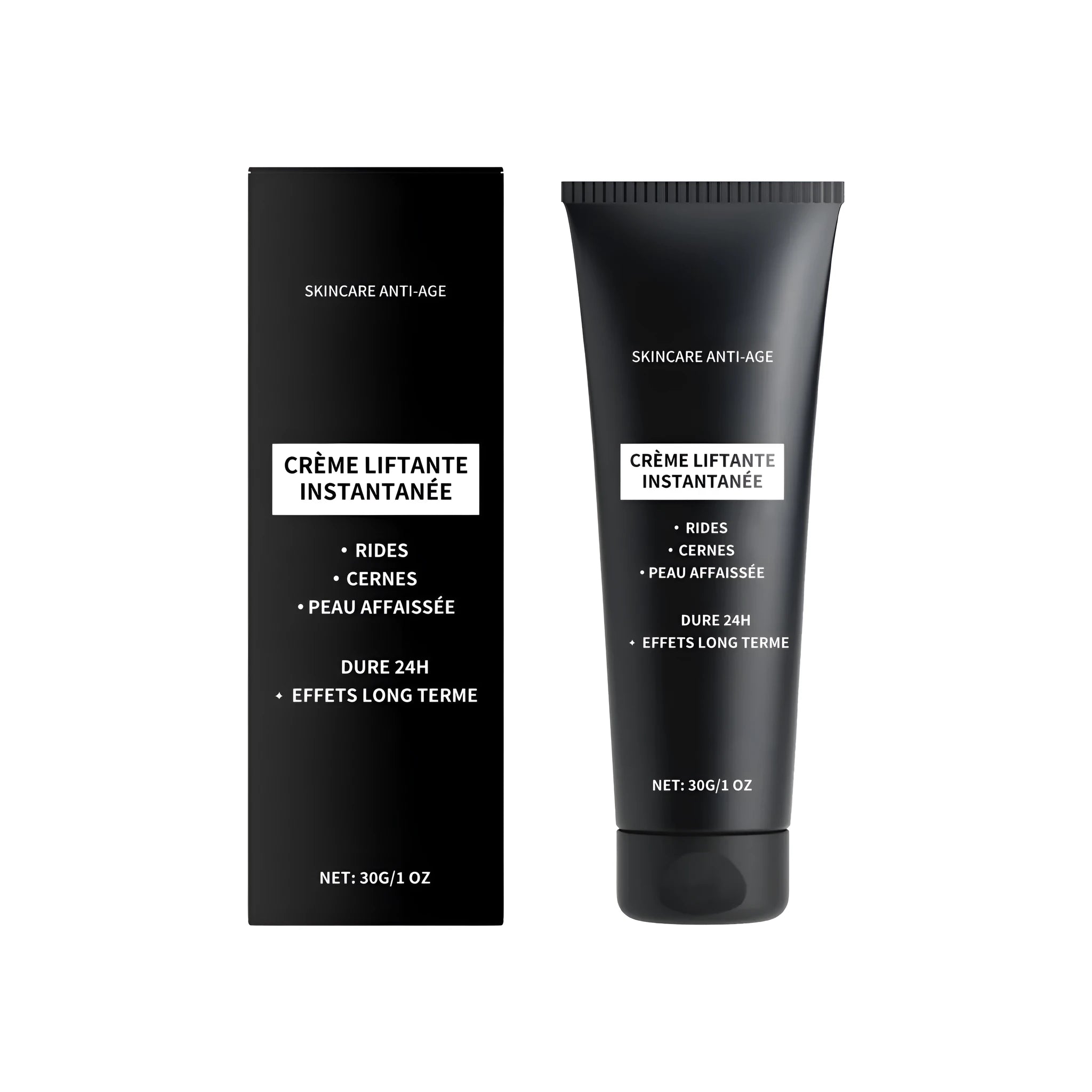 30g jar of anti-wrinkle firming cream with hyaluronic acid and vitamin E.