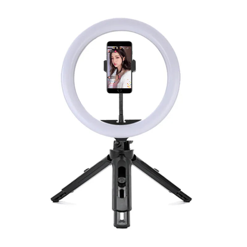 10-inch smartphone ring fill light with metal mounting bracket for photography