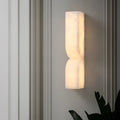 Nordic style copper wall lamp strip with warm lighting for bedroom installation