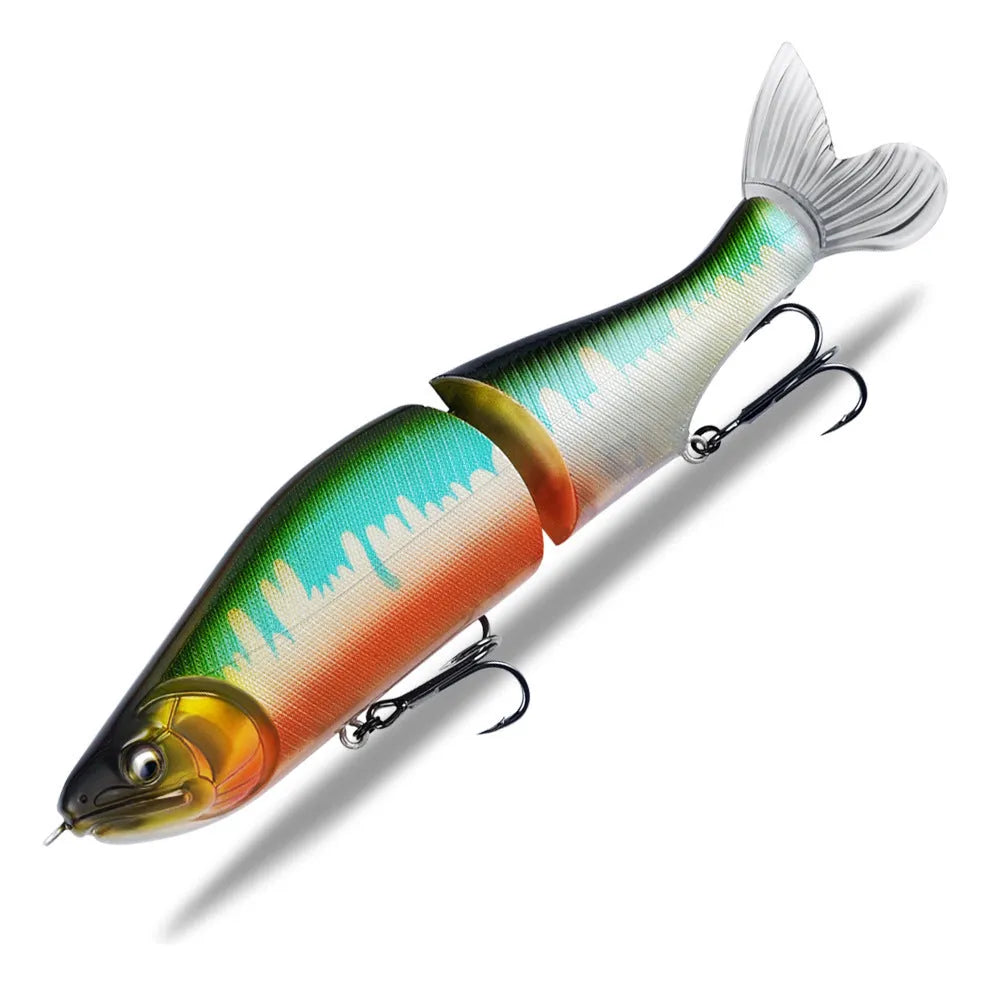 185mm plastic fishing lure for bass fishing available in 15 colour options