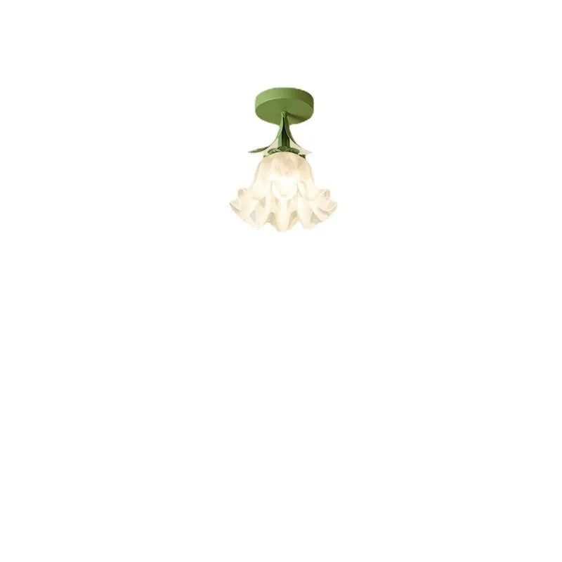 Cream coloured Linglan flower corridor aisle light with modern simple design